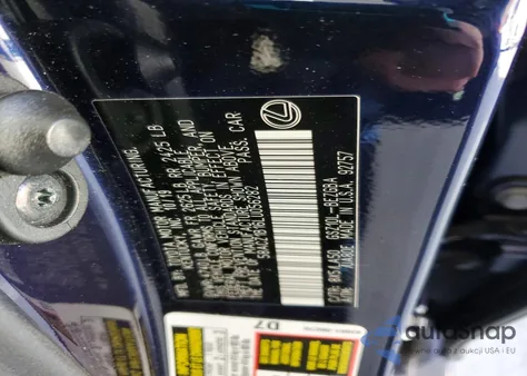 2020 Lexus Es 350 Base from USA, damaged, VIN 58ACZ1B16LU056282